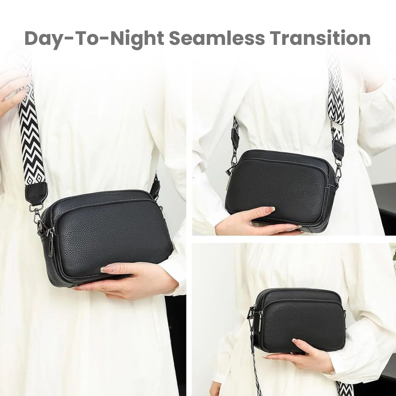 Sophia | Szykowna Skórzana Torebka Crossbody