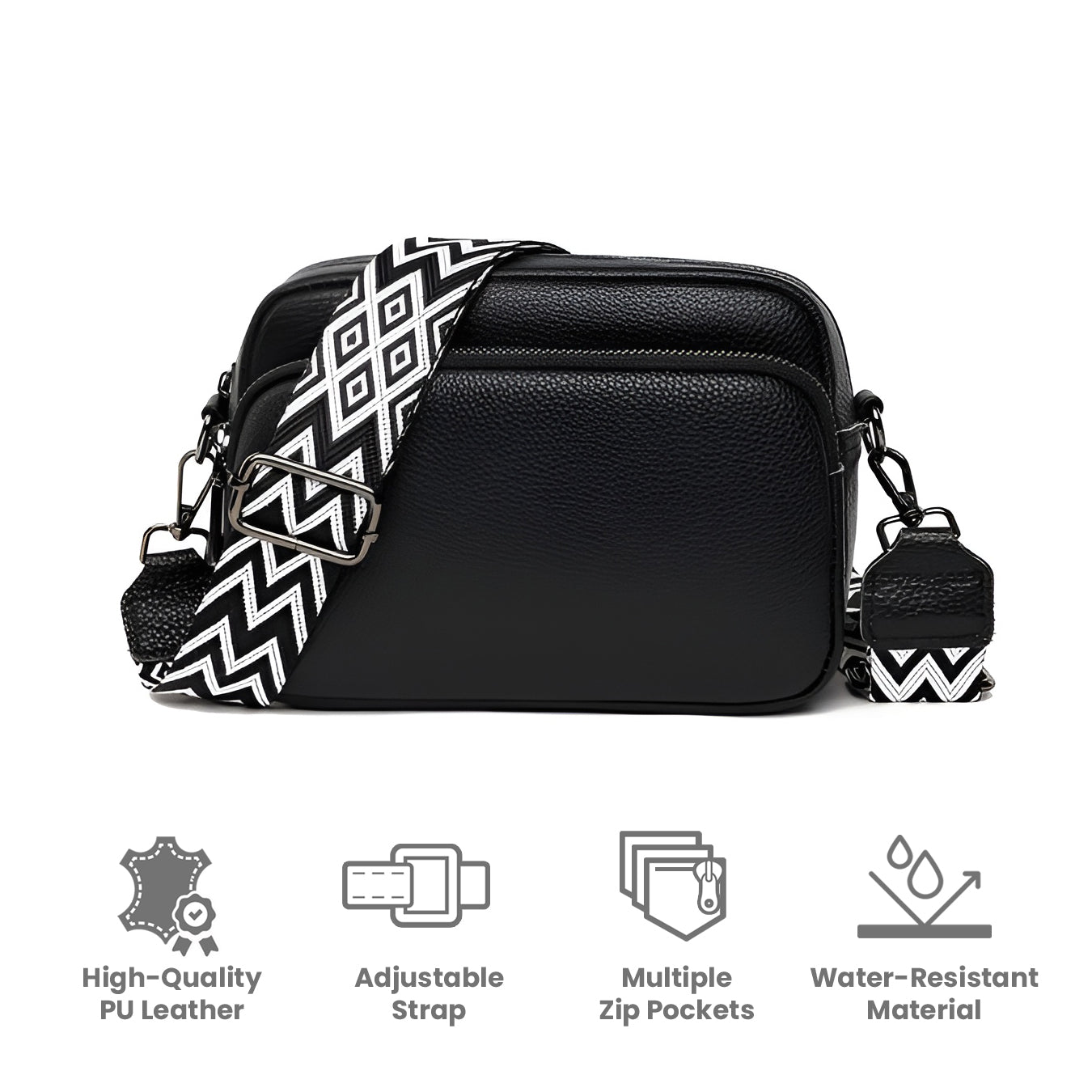 Sophia | Szykowna Skórzana Torebka Crossbody