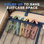 Foldable Travel Clothes Hangers 10pcs Set
